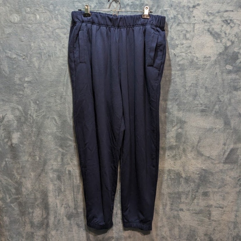 Aerie Real Good Navy Blue French Terry High Waisted Joggers Womens Large NWT